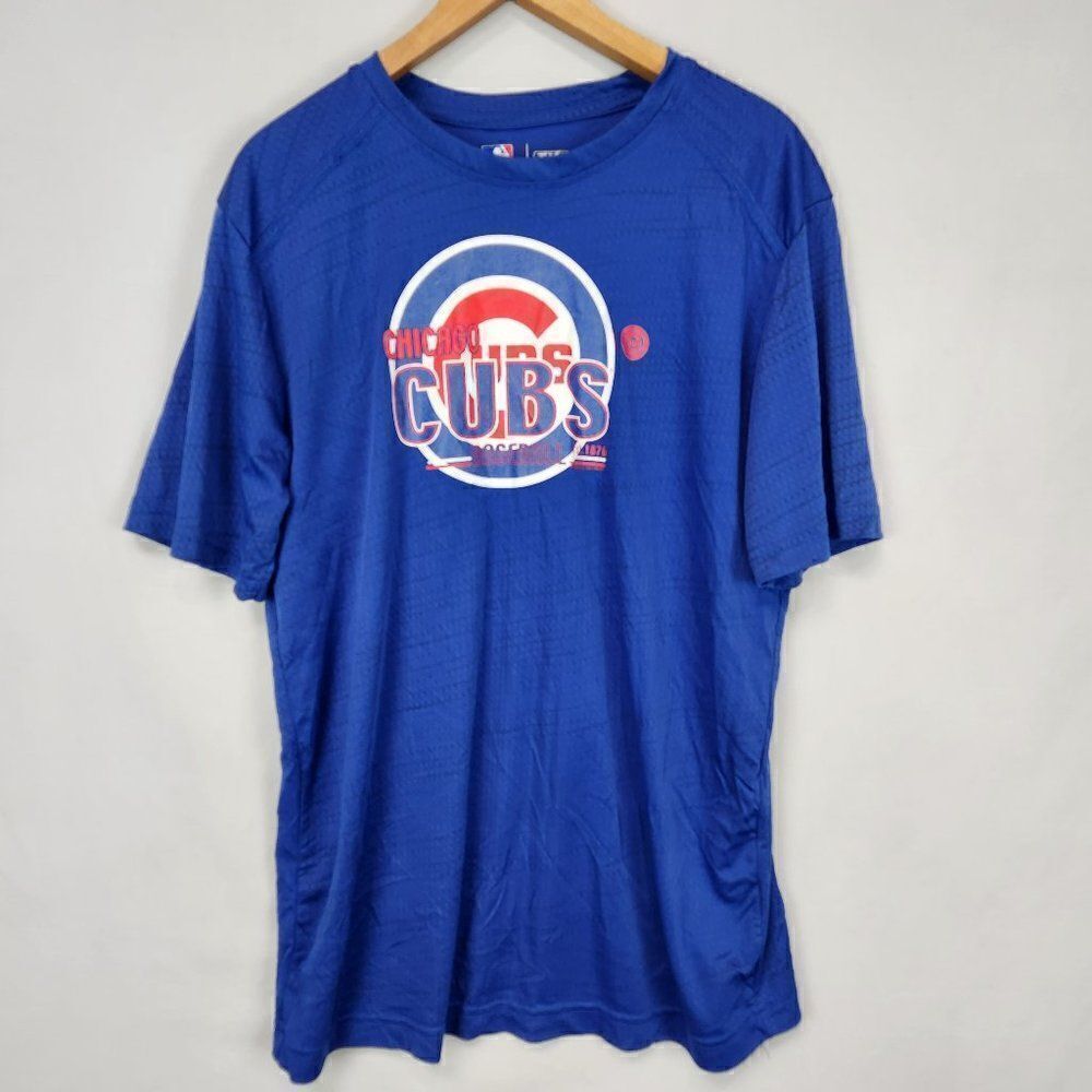 MLB Mens Chicago Cubs Baseball TX3 Cool Performance Shirt M genuine merchandise